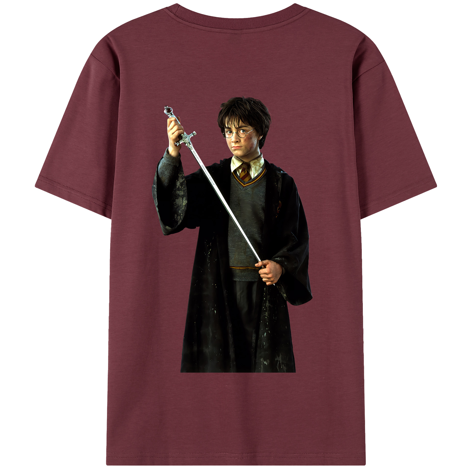 （画像用） Harry Potter ハリー・ポッターシリーズ 綿100％半袖Tシャツ（背面プリント）